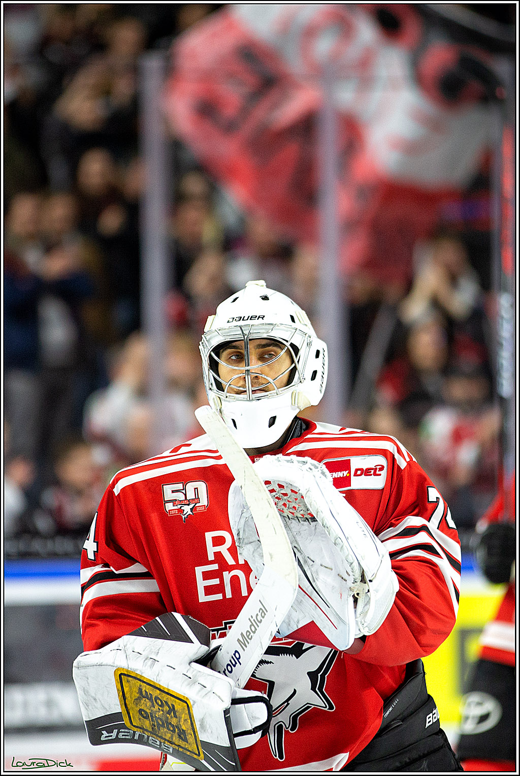 PENNY DEL; Koelner Haie- Loewen Frankfurt; Koeln, 18.12.2022
